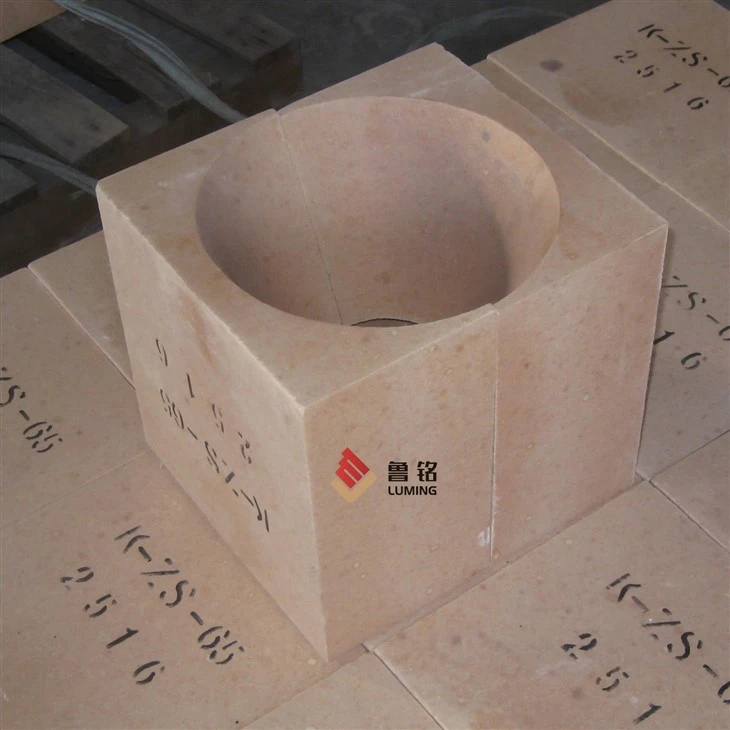 High Temperature Refractory Burner Block For Glass Furnace And Industrial Kiln factory