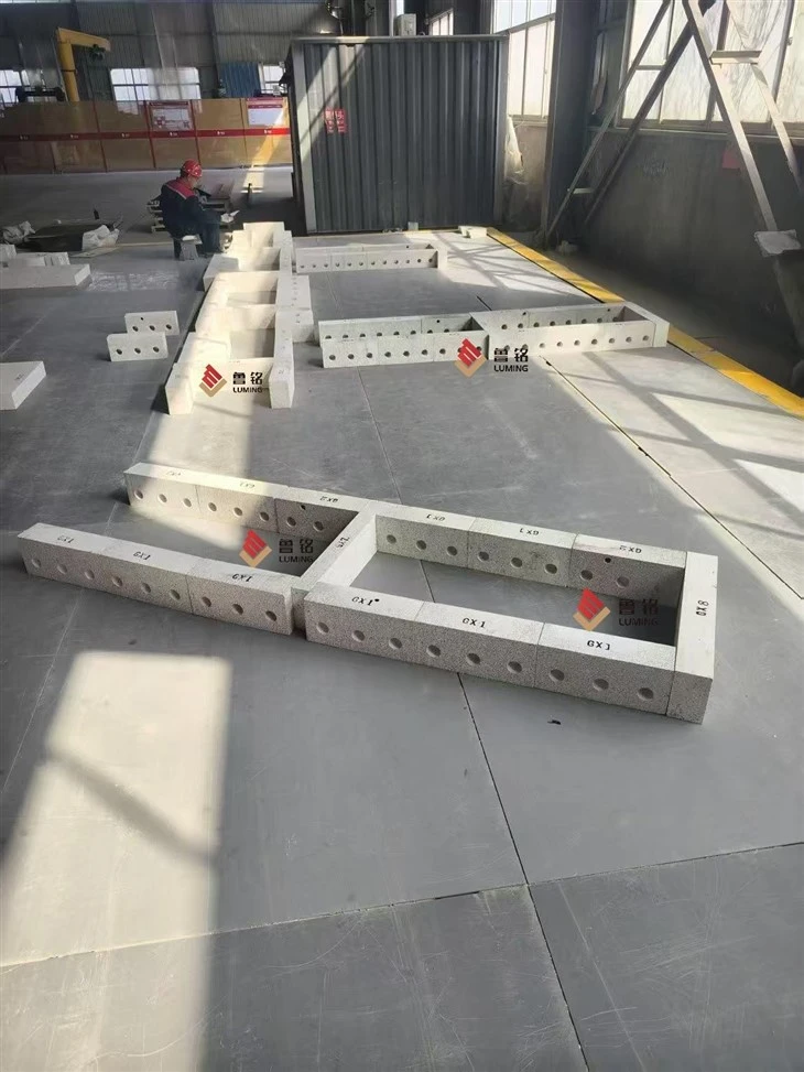 Zirconia Corundum Skid Rail Brick For Steel Reheating Furnaces manufacturers